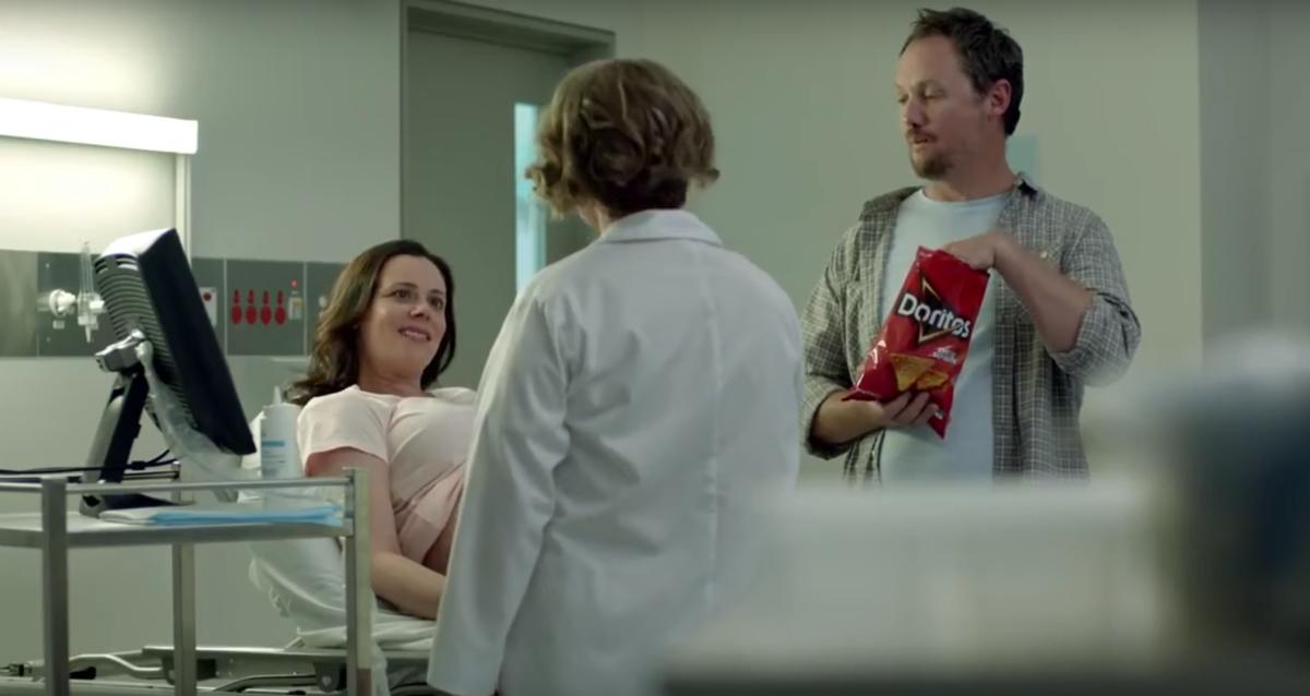 Doritos Super Bowl commercial features woman giving birth Watch