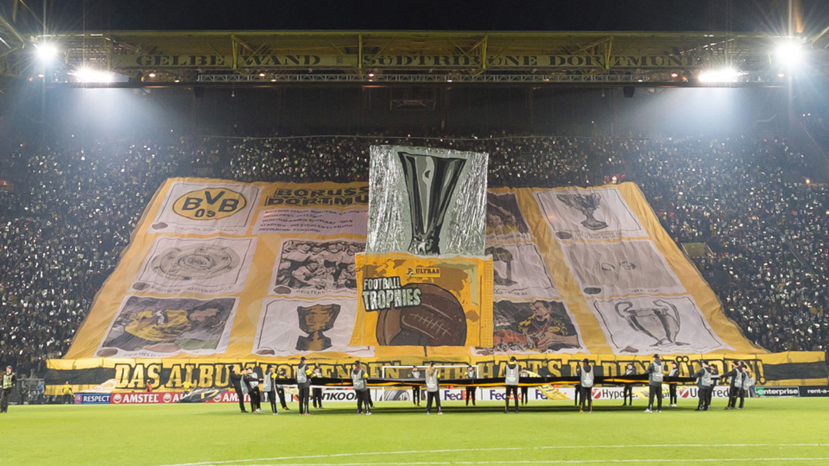 Borussia Dortmund fans unveil incredible Europa League tifo - Sports