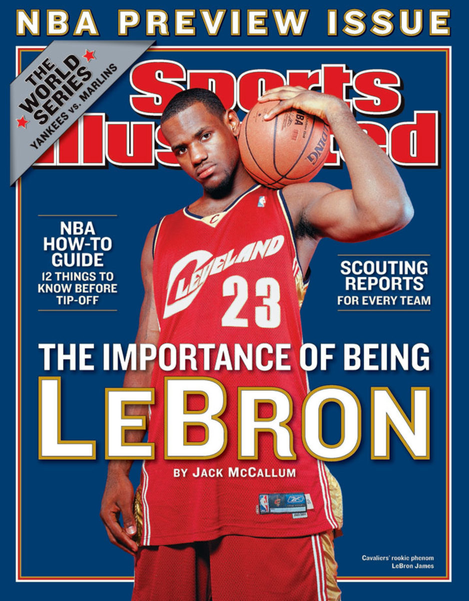 LeBron James Slam Magazine LeBron Rookie Magazine King James High