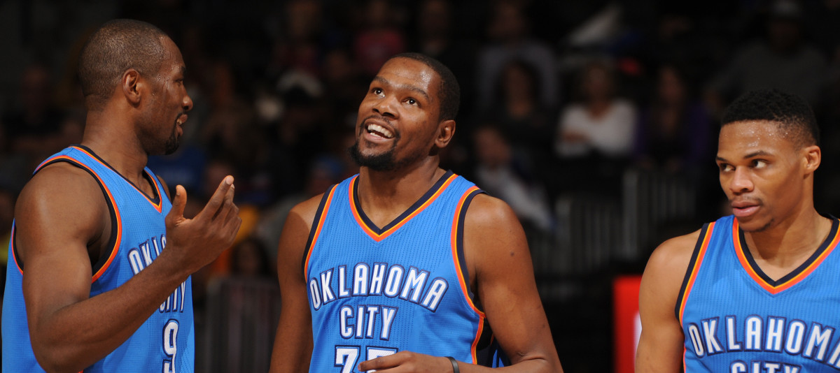 Kevin Durant, Russell Westbrook lead Thunder past Nuggets - Sports ...