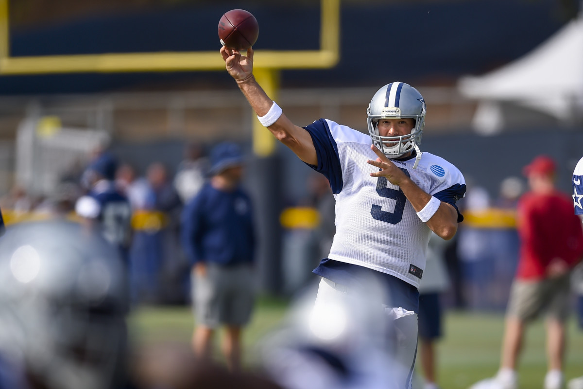 Cowboys' Romo at ease, resolute early in 14th training camp - Sports