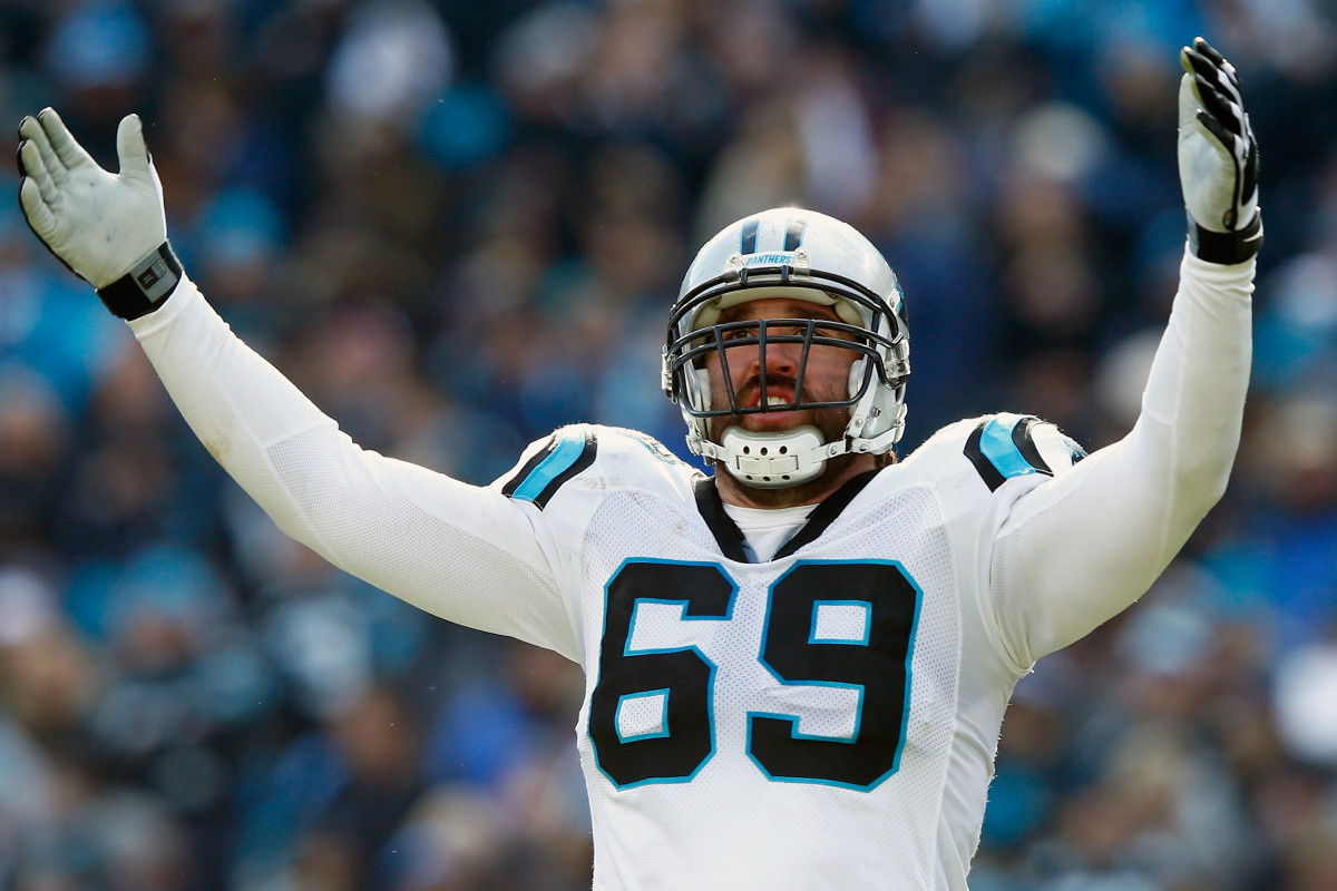 Jared Allen injury Carolina Panthers DE out for playoffs Sports