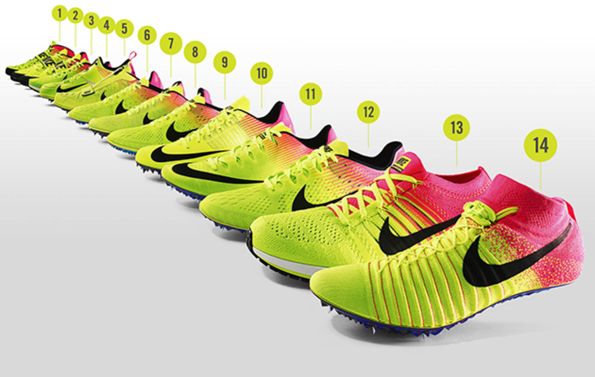 bright track spikes