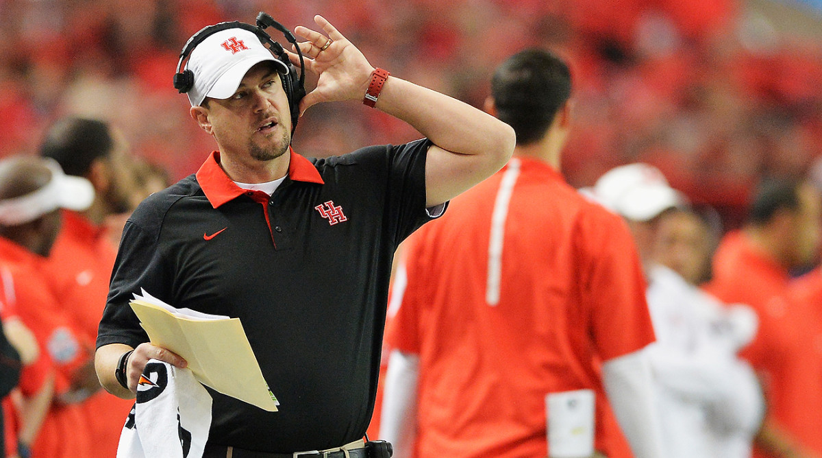 Tom Herman took over as Houston’s coach in 2015 and has run off a 14-1 record since.