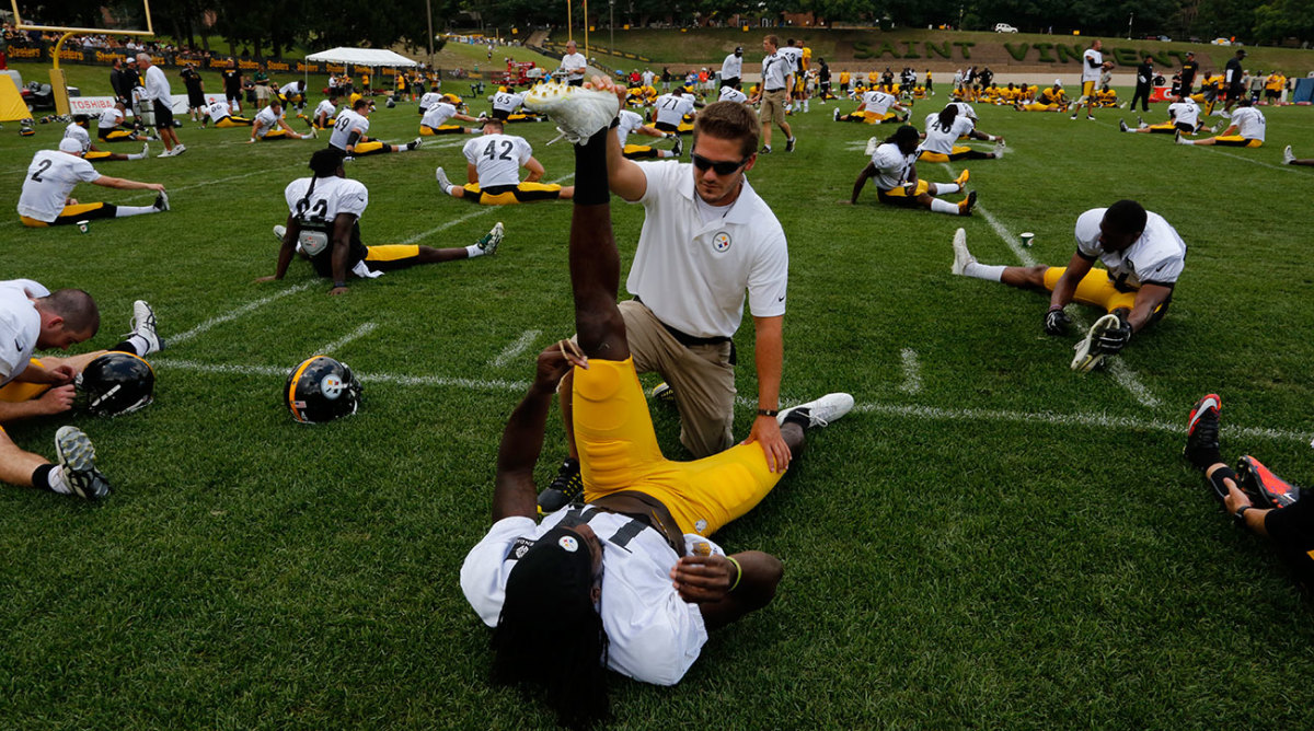 Preparing to get physical in Latrobe.