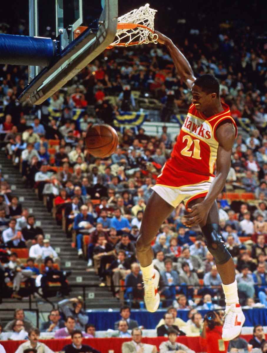 5-foot-7 Spud Webb wins 1986 NBA Slam Dunk Contest