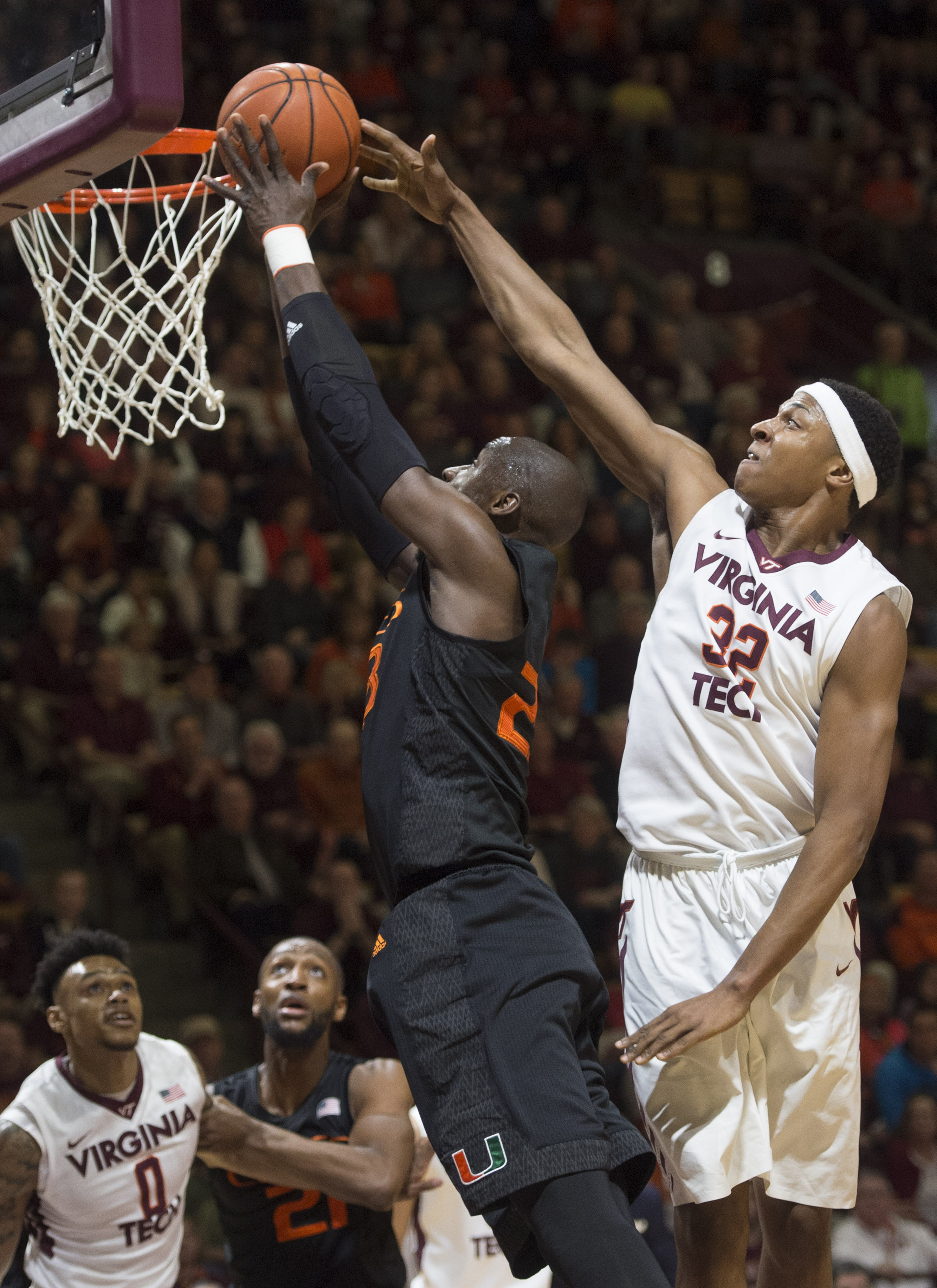 Bibbs Scoress 19, Virginia Tech Beats No. 7 Miami 77-62 - Sports ...