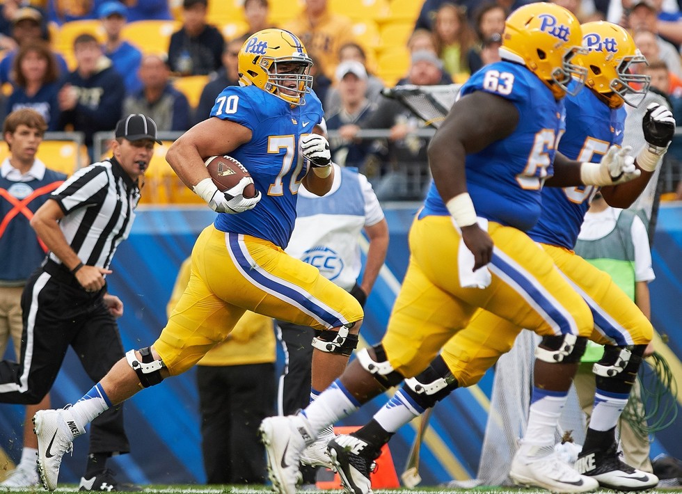 Meet the king of the Fat Guy Touchdown: Pitt OL Brian O'Neill - Sports ...