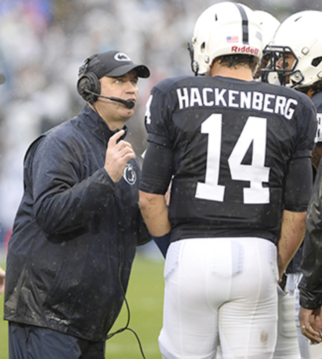 Maybe Christian Hackenberg didn't throw James Franklin under the