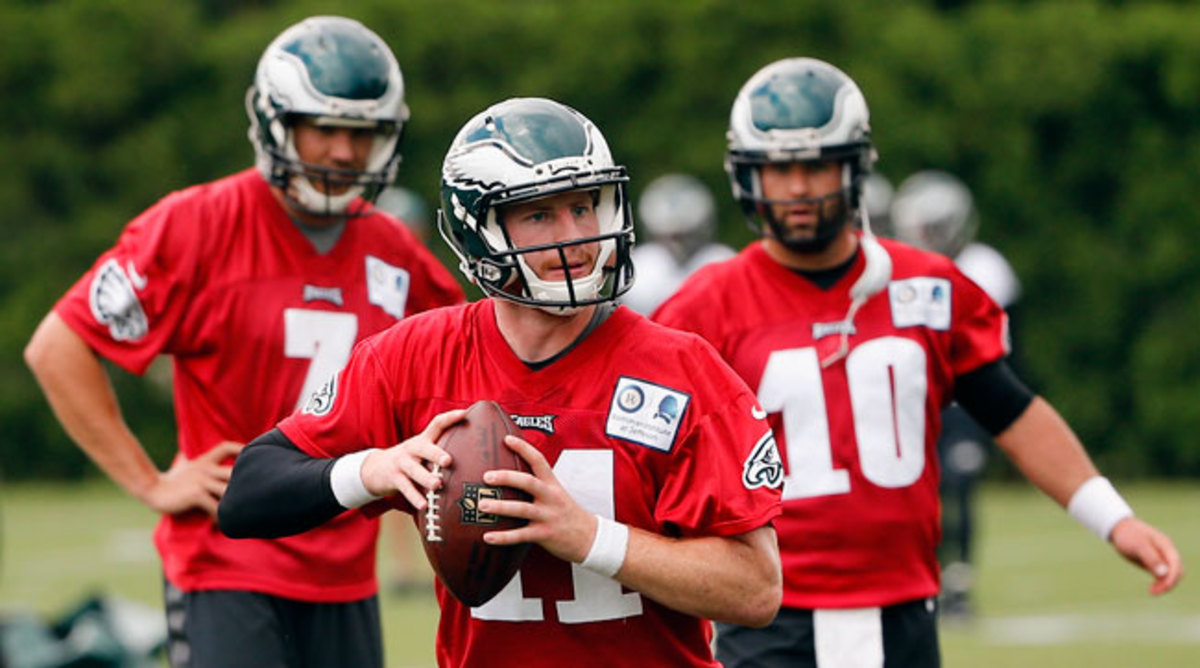 Eagles vs. 49ers: Wentz Endures Increased Hits Without Peters - Sports  Illustrated