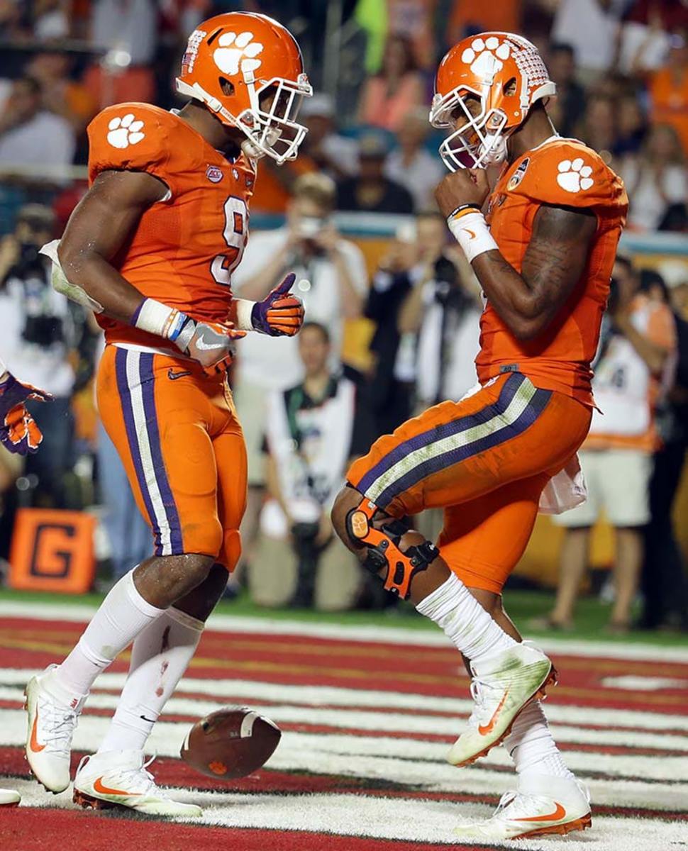 Clemson Tigers Team-Issued #19 Orange Jersey from the 2014 NCAA Football  Season