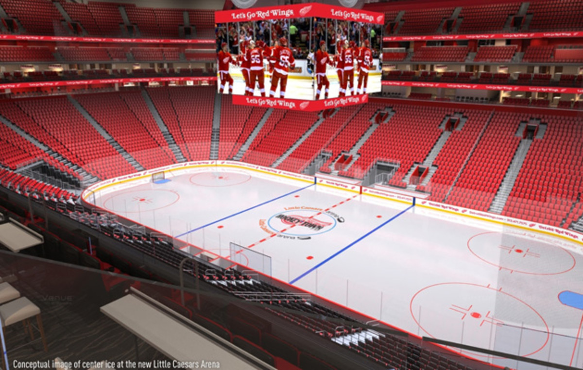 Little Caesars Arena, District Detroit updated pictures, video