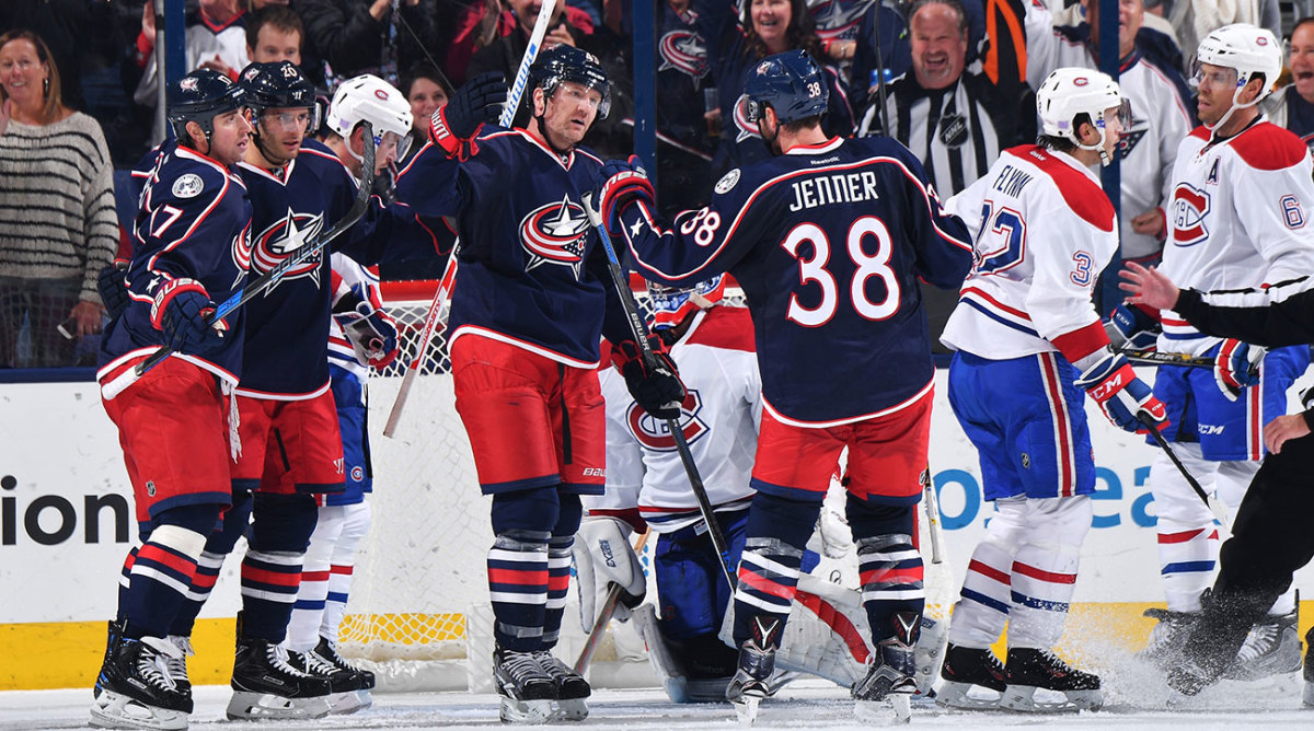 Монреаль Коламбус. Blue Jackets 1900.