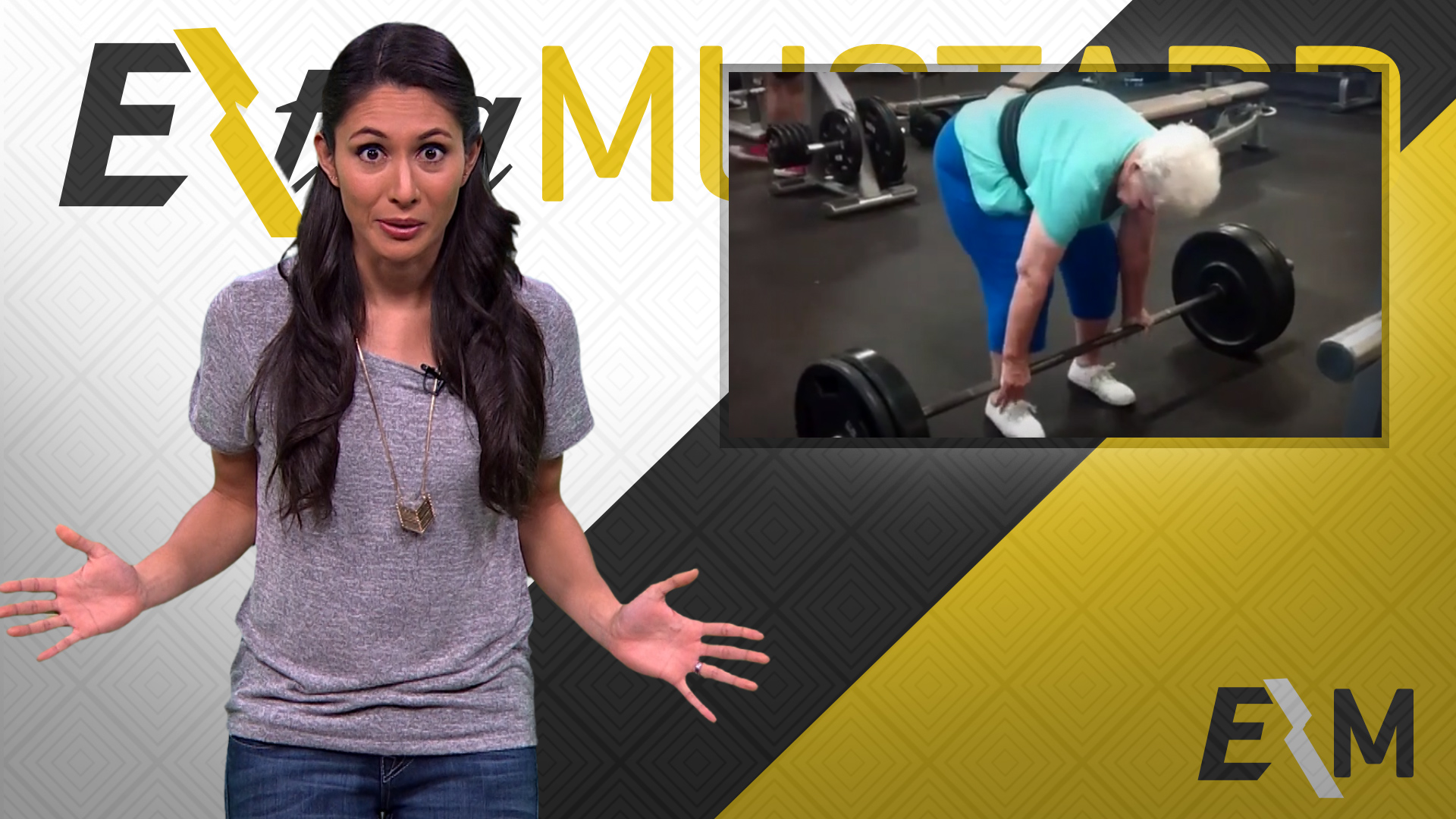 Mustard Minute: 78-year old woman deadlifts 225 pounds like a boss ...