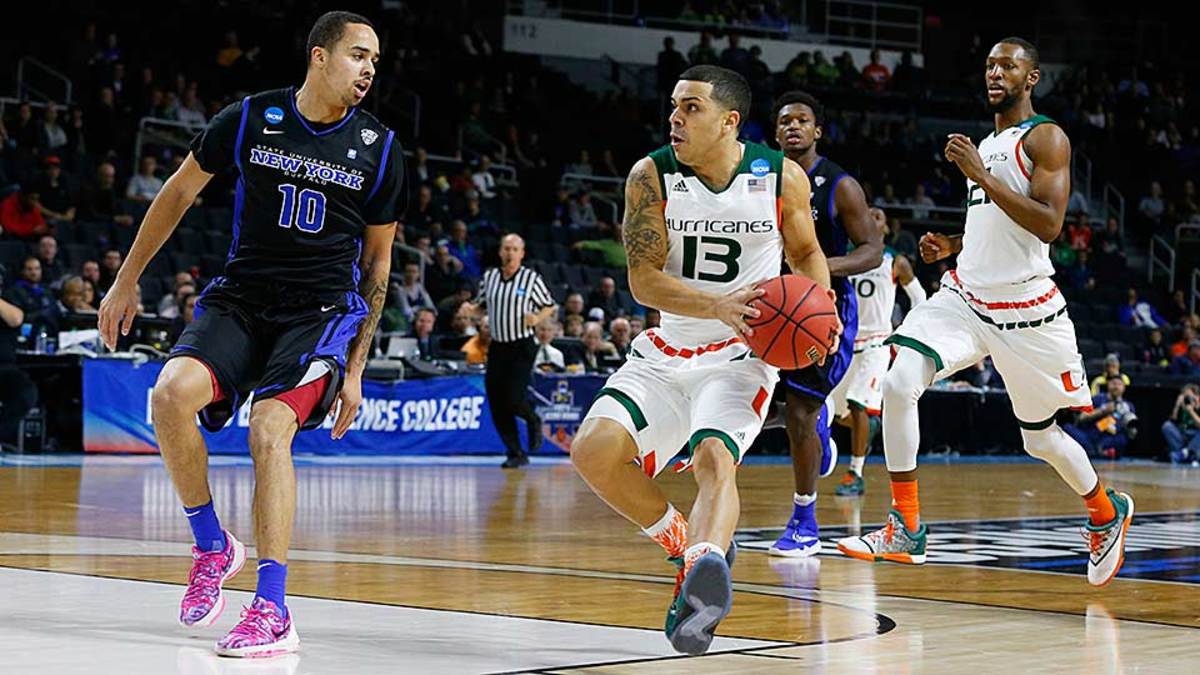 NCAA tournament No. 3 Miami downs No. 14 Buffalo in first round