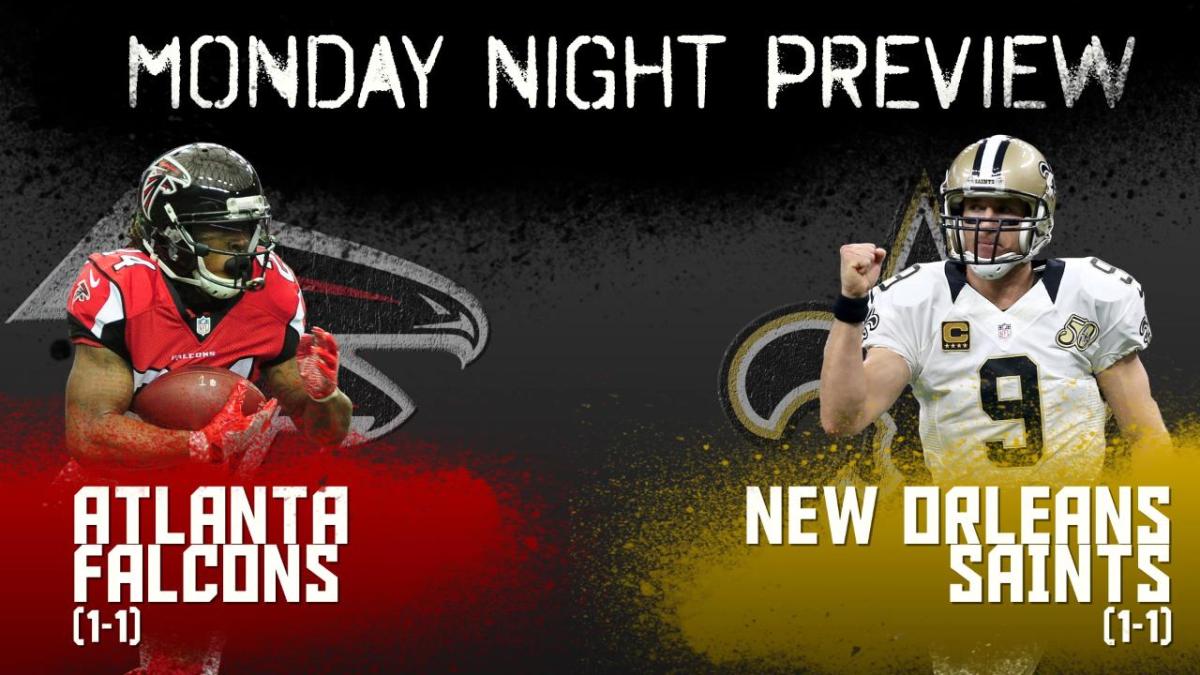 Atlanta Falcons vs. New Orleans Saints on Monday night Sports Illustrated