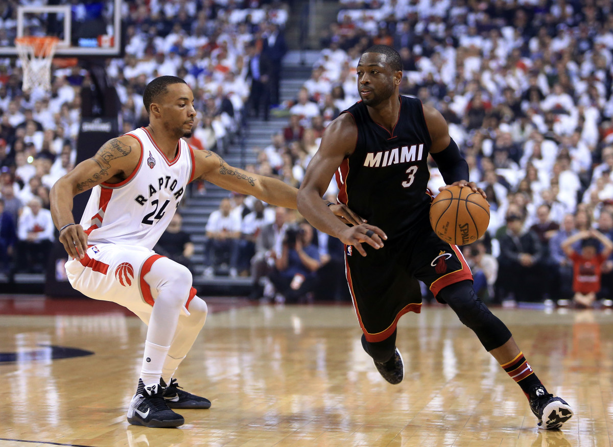 Wade, Heat beat Raptors in OT after Lowry's halfcourt heave - Sports ...