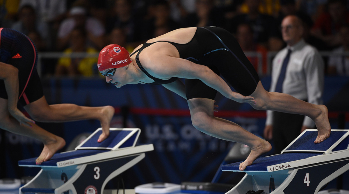 Katie Ledecky, USA Basketball, USWNT on Day 1 in Rio - Sports Illustrated