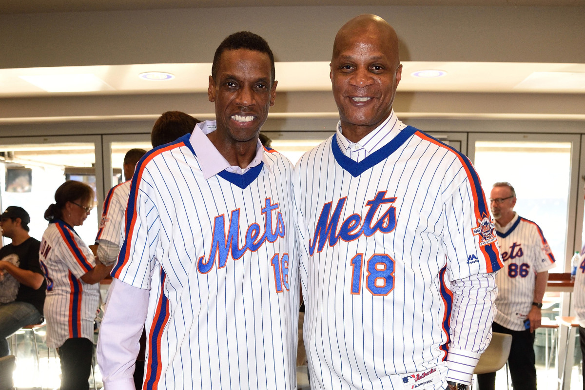 Tie Dye Darryl Strawberry Doc Gooden New York Mets 86 T-Shirt