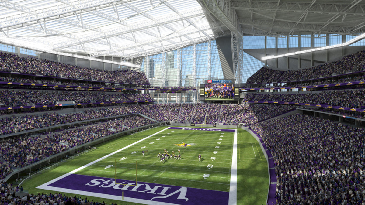 Experiencing the Outdoors Inside the New Minnesota Vikings Stadium
