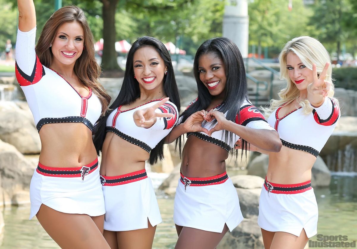 Saturday sizzle with AFC - Atlanta Falcons Cheerleaders