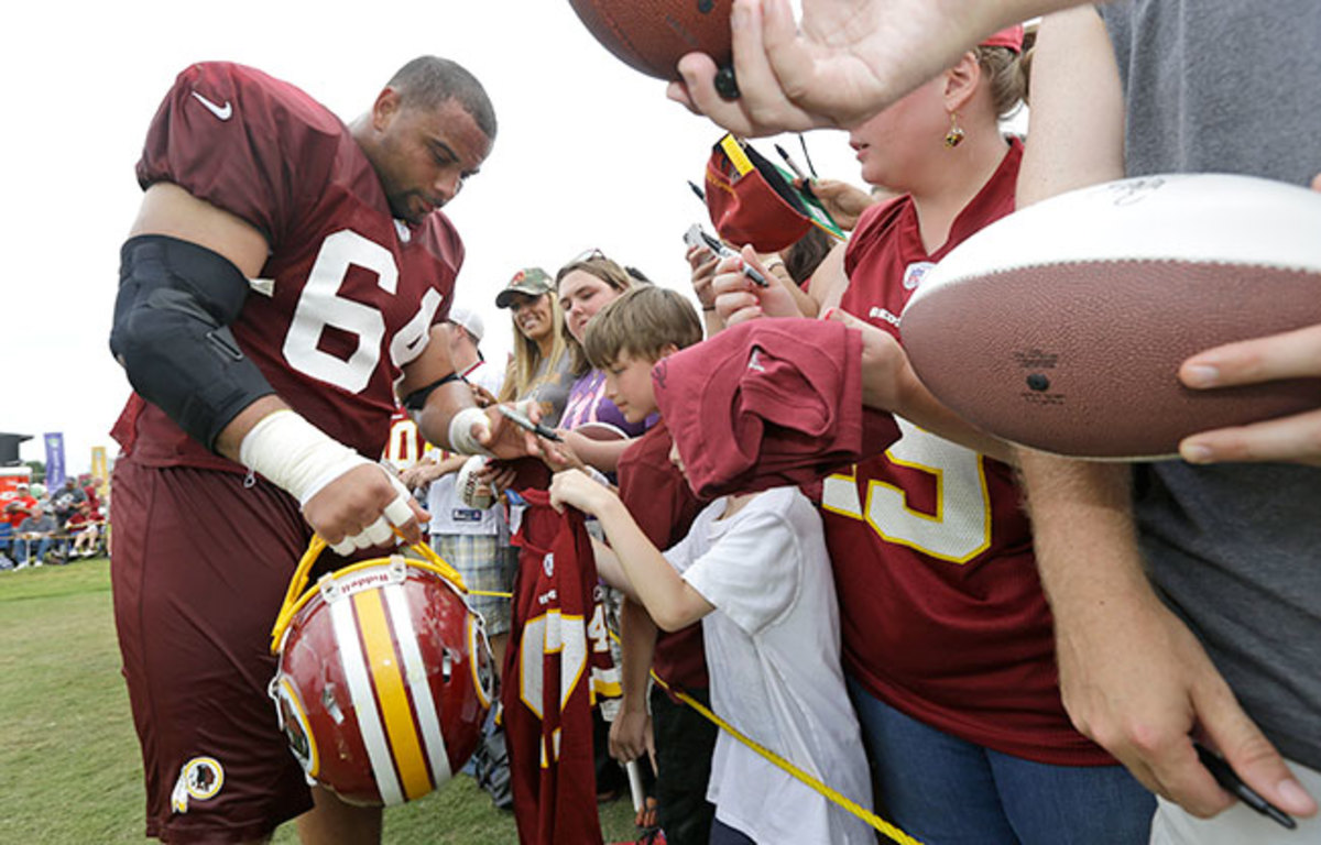 Redskins' Kedric Golston cautions criticism of NFL discipline: 'We