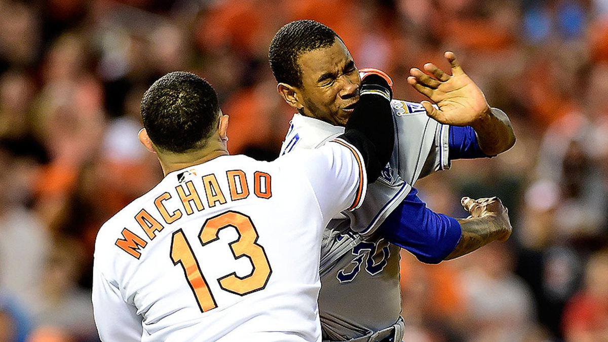 Manny Machado throws punch at Yordano Ventura: Video - Sports Illustrated