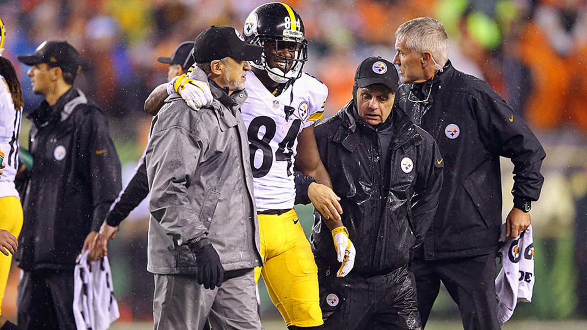 Steelers WR Brown suffers concussion on hit from Vontaze Burfict - Sports  Illustrated