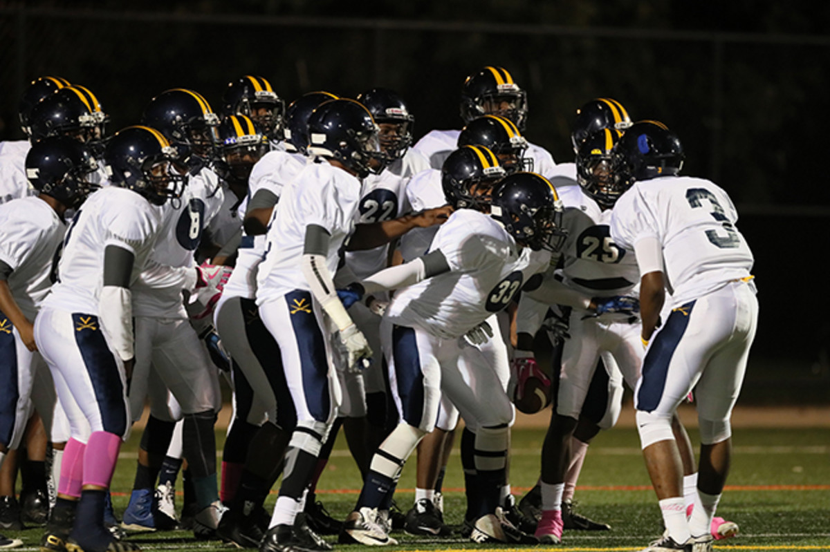 The Cavaliers, pregame against King High School.