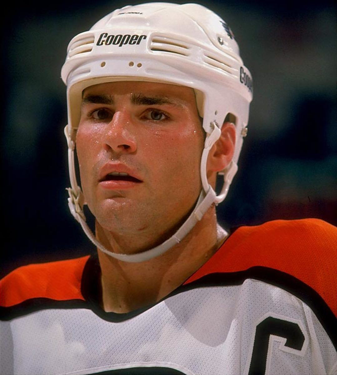 The canary in the coal mine, Eric Lindros, at long last, goes into