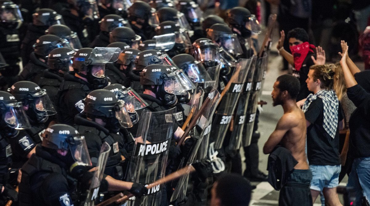 Panthers Review Game Security After Violent Protests in Charlotte