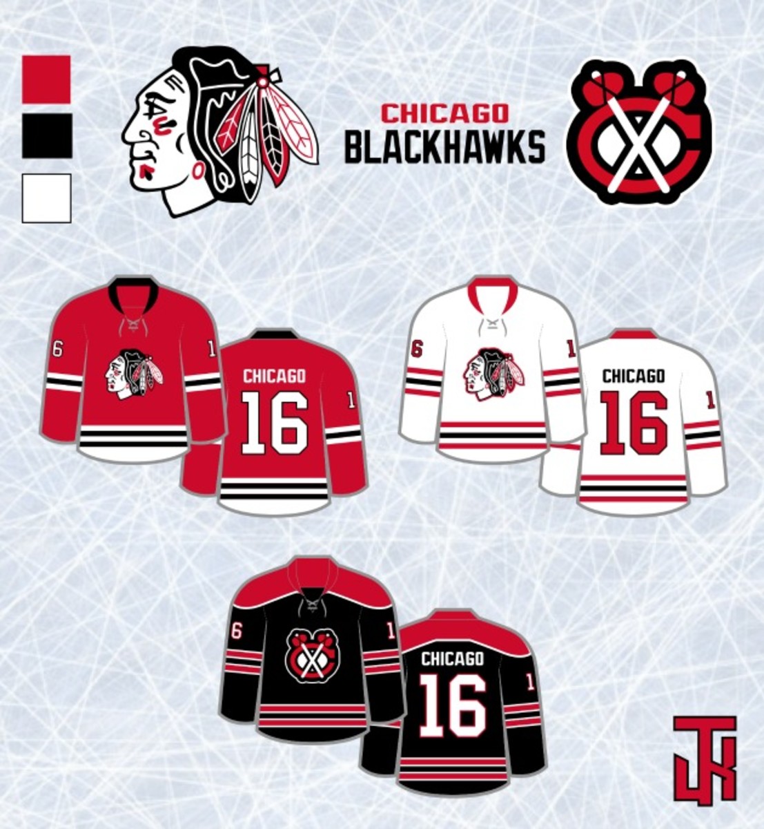 NHL Redesigns: Dark Jerseys on Behance