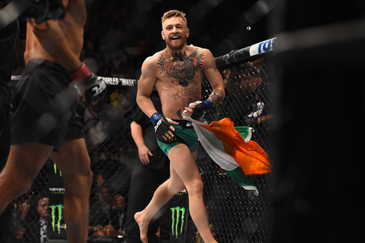 This may be why Conor McGregor celebrated on top of a Brummie