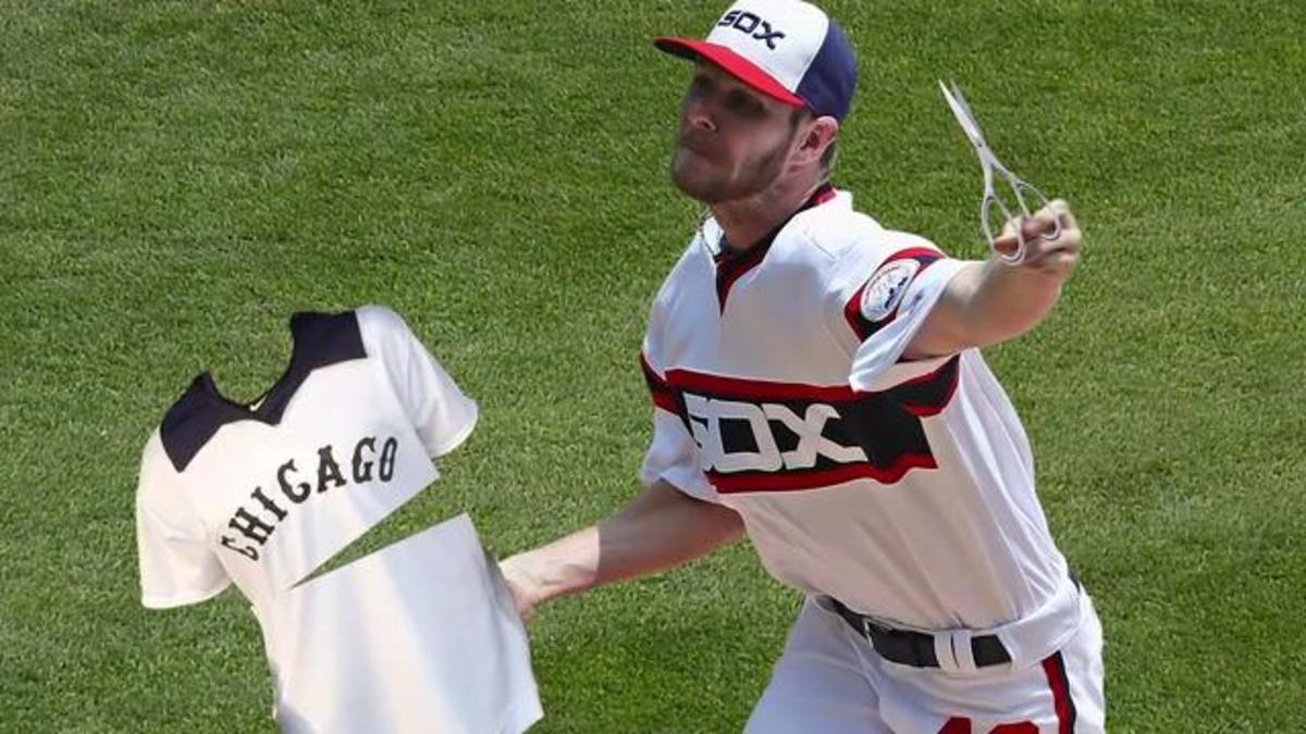 White Sox Chris Sale's destruction of throwback jerseys joins list