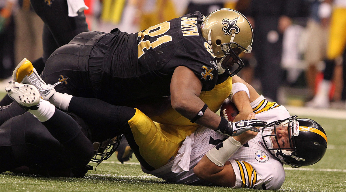 Smith ranks fourth on the Saints' all-time sack list with 67.5 in his career.