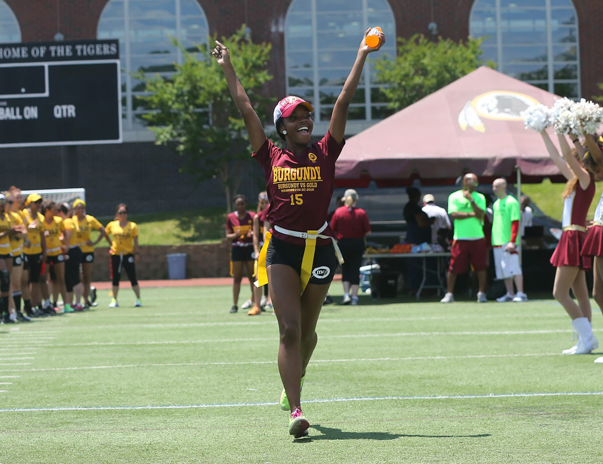 Washington Redskins Cheerleaders SKIRT SET Uniform BURGUNDY/GOLD