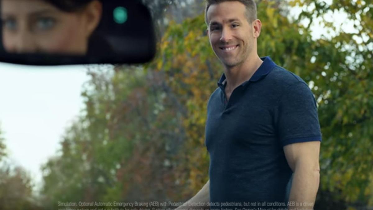 Hyundai Super Bowl commercial Ryan Reynolds distracts drivers Sports