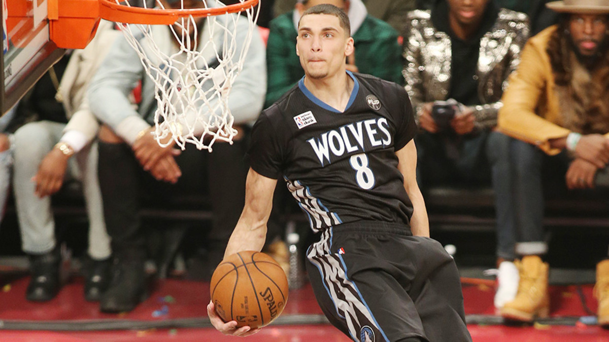 Video Zach LaVine throws down incredible jams in Dunk 