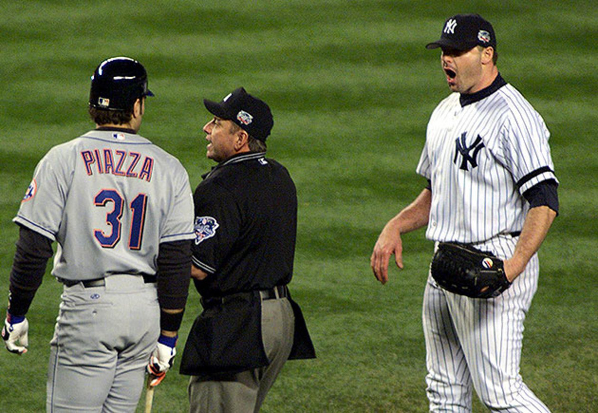 2000 Mike Piazza World Series Game Worn Cap. Few baseball fans