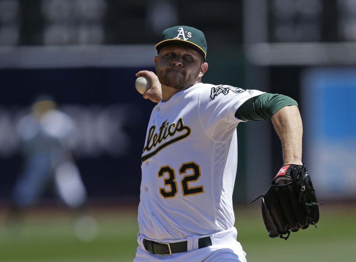 Jesse Hahn pitches A's past Astros 2-0 in return to majors - Sports ...