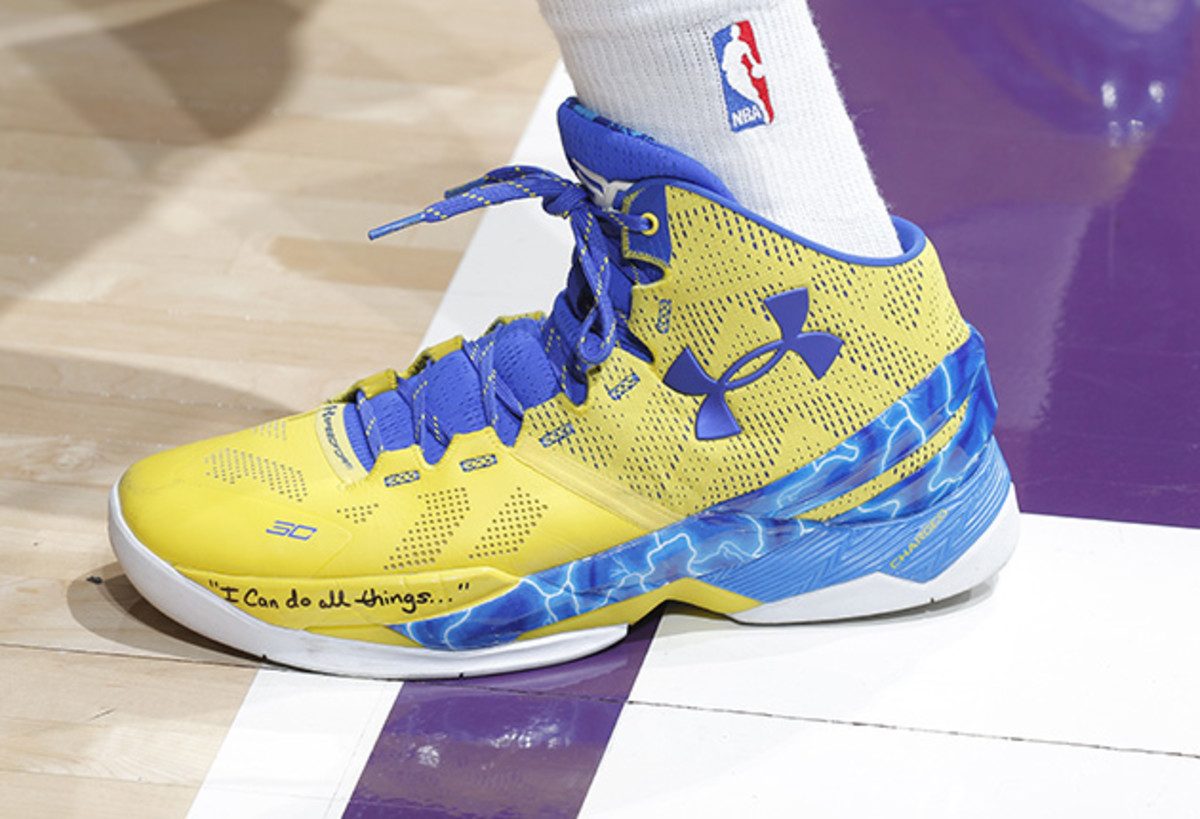 steph curry bible verse shoe