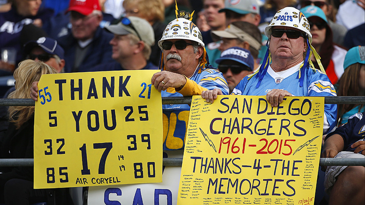 Scenes From The End: Chargers' possible last game in San Diego - Sports  Illustrated