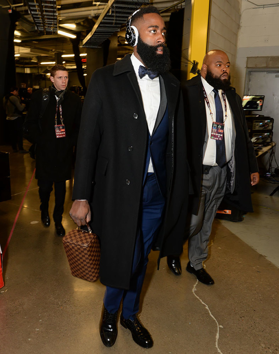 Remembering James Harden's Fashion Highlights from 2013-14 Season