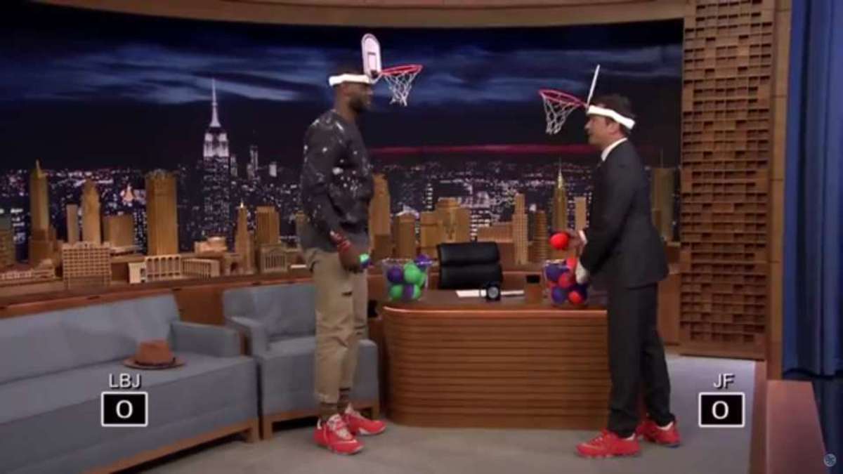 LeBron James, Jimmy Fallon play ‘Faceketball’ - Sports Illustrated