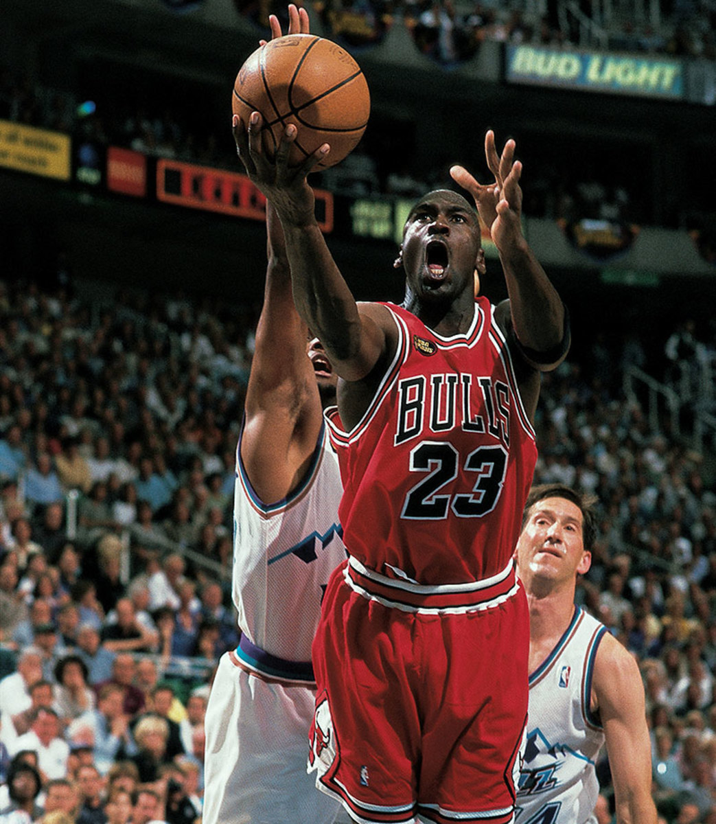 Chicago Bulls Michael Air Jordan 1995/96 Red Champion Jersey
