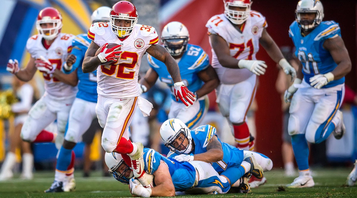 Spencer Ware is one of the Chiefs who has stepped up in the absence of Jamaal Charles.