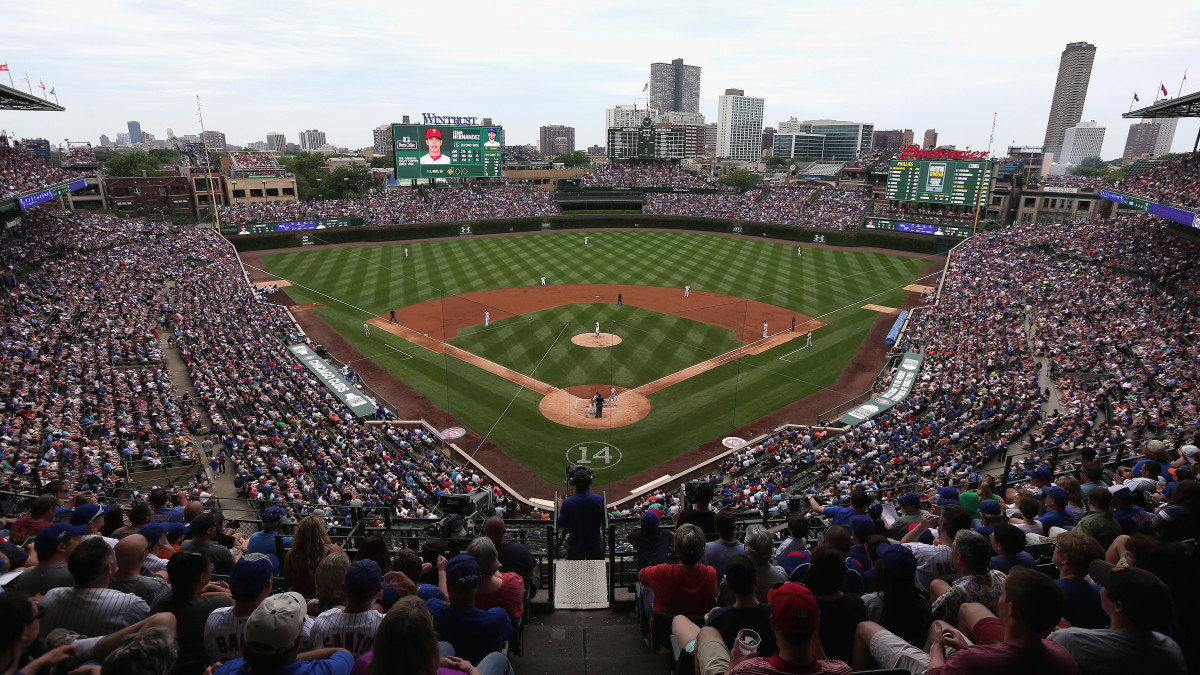 Policy field. Wrigley field.