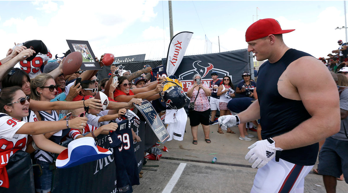 Houston Texans' J.J. Watt sends game-worn cleats to kid who sent him his  jersey - Sports Illustrated