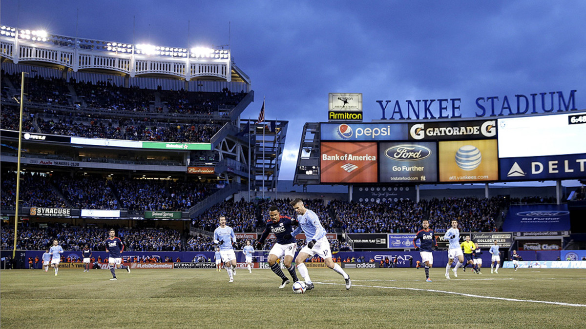 Nycfc Wins Home Debut Over Revolution At Yankee Stadium Sports Illustrated
