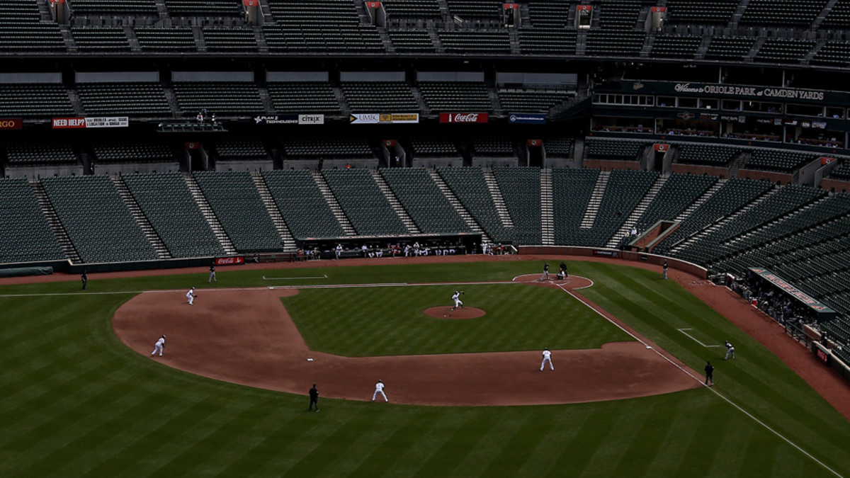 Orioles play first game at Camden Yards in front of fans since